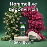 Vinea 500 Ml Dış Mekan Süs Bitkisi Besini - Begonvil Ve Hanımeli İçin Hızlı Büyüme Güçlü Sarmaşıklar 500 ML