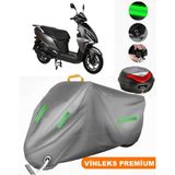 Vinleks Gri Rmg Moto Gusto Prego 125 Arka Çanta Uyumlu Motosiklet Brandası (Kilit Uyumlu)