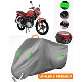 Vinleks Gri Rmg Moto Gusto Tornado Arka Çanta Uyumlu Motosiklet Brandası (Kilit Uyumlu)