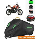 Vinleks Siyah Zontes 155 U Arka Çanta Uyumlu Motosiklet Brandası Lüx Kalite (Kilit Uyumlu)