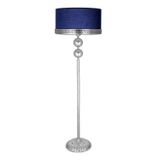 Vinner 2 Top Krom Kaplama Burgulu Metal Lambader Özel Krom Şeritli Lacivert Modern Dekor