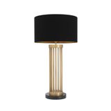 Vinner ABJ-FR01 Siyah Condo Eskitme Mat Gold Kaplama Metal Abajur