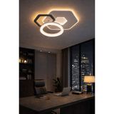 Vinner Atelier Hexa Modern LED Plafonyer – Geometrik Tasarımlı Salon ve Yatak Odası Tavan Lambası - Renkli