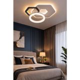 Vinner Atelier Hexa Modern LED Plafonyer – Geometrik Tasarımlı Salon ve Yatak Odası Tavan Lambası