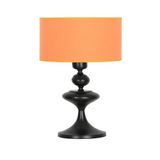 vinner Balance Siyah Kaplama Tek Küre Metal Abajur - Çvş Desenli VBR0506BSTK008