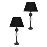 vinner Bercy Statik Siyah Metal Abajur VNRTWOBRCYO1002