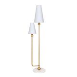 Vinner Bologna Statik Eskitme Mat Gold Metal Lambader