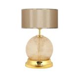vinner Broken Glass Gold Detaylı Cam Abajur - Gold Şeritli Mataro Vizon VNRBROKENGDCA88