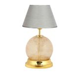 vinner Broken Glass Gold Detaylı Cam Abajur - Pre Gri VNRBROKENGDCA74