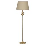 vinner Bronz Eskitme Kaplama Solid Burgulu Tek Ayaklı Metal Lambader - Başlık Rengi Beyaz Petek VNREDCSOL0080904