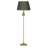 vinner Bronz Eskitme Kaplama Solid Burgulu Tek Ayaklı Metal Lambader - Konik Başlık Rengi Gri VNREDCSOL0030904