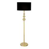 vinner Cabil Gold Kaplama Metal Lambader - Mavi Beyaz Ekose VNRLMBCBL0098