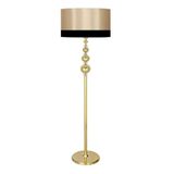 vinner Cabil Gold Kaplama Metal Lambader - Siyah VNRLMBCBL0060