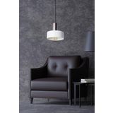 vinner Caracas Siyah Kaplama Eight Küre Metal Tek Ayaklı Lambader - Gri VNRCARACASSYH8K043
