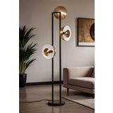 vinner Choise Eskitme Mat Gold 6'lı Glop Camlı Modern Yemek Masası Üstü Yatak Odası Salon Avize VNREMGCHS01001