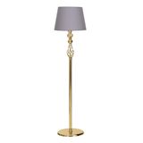 vinner Conic Eskitme Tek Ayaklı Metal Burgulu Lambader Gold Şeritli Haki Yeşil VNRCNCESBRLM0107028