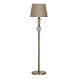 vinner Conic Eskitme Tek Ayaklı Metal Burgulu Lambader Hasır Bej VNRCNCESBRLM0107007