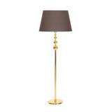 vinner Delhi Siyah Çift Küre Kristal Taşlı Metal Lambader - Düz Gri VNRDELHILAMS0107031