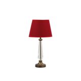 vinner Eskitme Kaplama Dikey Kristal Abajur - Mor 6112020VNREDABJ005