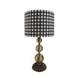 vinner Eskitme Kaplama Dikey Kristal Metal Ayak Modern Abajur DKYKRSESKABJ001