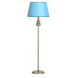 vinner Eskitme Kaplama Retro Düz Tek Ayak Metal Lambader Gold Şeritli Silindir Sütlü Kahve Başlık VNR2803ESBRGDZ001