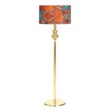 vinner Eskitme Kaplama Retro Düz Tek Ayak Metal Lambader Konik Krem Başlık VNR2803ESBRGDZ031