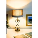 vinner Forever Eskitme Mat Gold Metal Abajur - Gri Antrasit VRNFRVABJ01001