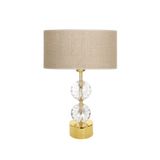 vinner Gld-krs01 Gold Ayaklı Kristal Abajur - Çuval VNRGLDKRS01036