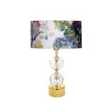 vinner Gld-krs01 Gold Ayaklı Kristal Abajur - Gül VNRGLDKRS01026