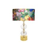 vinner Gld-krs01 Gold Ayaklı Kristal Abajur - Violet VNRGLDKRS01023