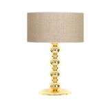 vinner Gold Kaplama Blanc Metal Abajur - Beyaz Kırçıl VNR0606GBLNC014