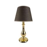 vinner Gold Kaplama Burgulu Metal Modern Abajur Basık Konik Başlık - Turuncu VNRGLDBRGABJ005