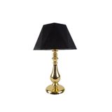 vinner Gold Kaplama Burgulu Metal Modern Abajur Dikey Silindir Başlık - Gül Desenli VNRGLDBRGABJ008