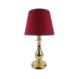 vinner Gold Kaplama Burgulu Metal Modern Abajur Konik Başlık - Hasır Kahve VNRGLDBRGABJ014