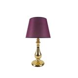 vinner Gold Kaplama Burgulu Metal Modern Abajur Konik Başlık - Lacivert VNRGLDBRGABJ017