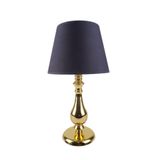 vinner Gold Kaplama Burgulu Metal Modern Abajur Prizma Başlık - Hasır Füme VNRGLDBRGABJ028