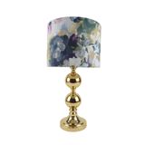 vinner Gold Kaplama Çift Küre Detaylı Modern Metal Abajur Prizma Başlık Rengi Siyah VNRGLD2KRANJ0011006