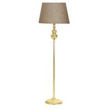 vinner Gold Kaplama Konik Hasır Gri Başlık Üçlü Küre Düz Tek Ayak Metal Lambader VNRGLDDZKR2903005