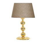 vinner Gold Kaplama Trois Üçlü Küre Metal Abajur - Çift Gold Şeritli Mataro Vizon VNR0506ATRS021