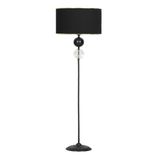 vinner Grasse Black Üçlü Küre Metal Lambader - Yeşil Ekose Desenli VNRGRSKLMB096