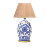 vinner Handmade Ceramic Botanical Özel Tasarım Abajur Organize Kahve VNRCERBOA055
