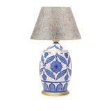 vinner Handmade Ceramic Botanical Özel Tasarım Abajur - Sarı Kırçıl VNRCERBOA030