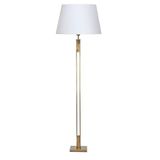 vinner Houston Eskitme Mat Gold Detaylı Metal Lambader - Gold Hasır Kahve VNRLMDHSTN01041