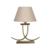 vinner Koch Eskitme Mat Gold Kaplama Metal Abajur - Krem VNRKOCHABJ01035