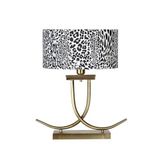 vinner Koch Eskitme Mat Gold Kaplama Metal Abajur - Leopar VNRKOCHABJ01001