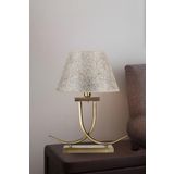 vinner Koch Eskitme Mat Gold Kaplama Metal Abajur - Sarı Kırçıl VNRKOCHABJ01041