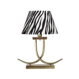 vinner Koch Eskitme Mat Gold Kaplama Metal Abajur - Zebra VNRKOCHABJ01013