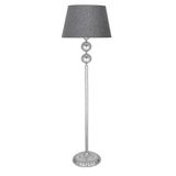 vinner Kristal Taşlı Üçlü Küre Gold Kaplama Metal Lambader - Pre Kahve VNRKT3K01020