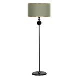 vinner Krom Kaplama Üçlü Küre Paslanmaz Metal Modern Lambader - Siyah VNRGLDKRM0011