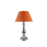 vinner Krom Nikel Kaplama Burgulu Metal Modern Abajur Prizma Başlık - Bordo VNRKRMBRGABJ026